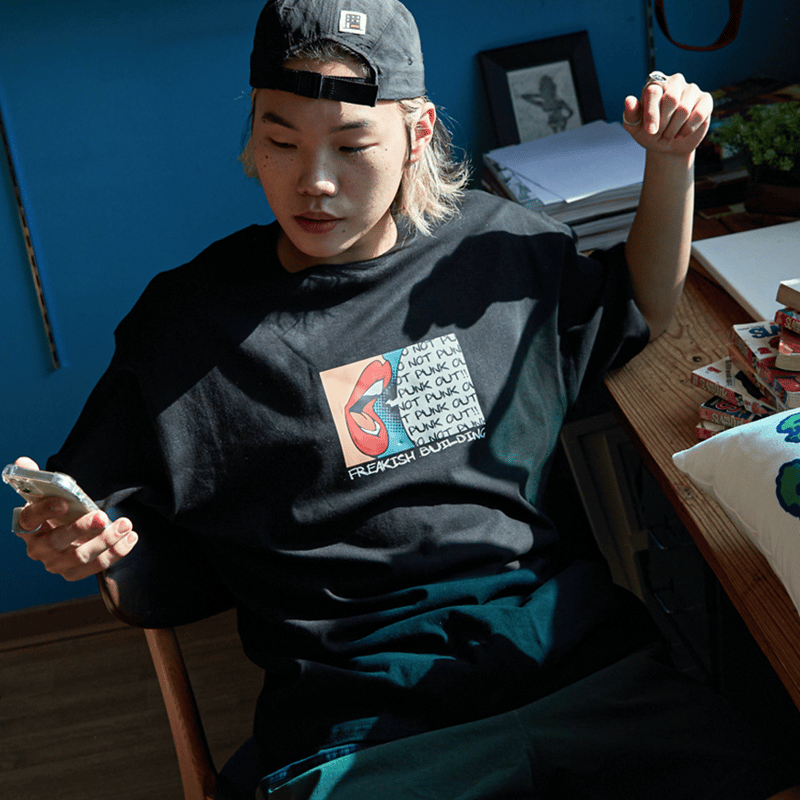 FREAKISH BUILDING』 QUACK-QUACK ショートスリーブ Tシャツ ( FREAKISH BUILDING』 QUACK-QUACK ショートスリーブ Tシャツ (