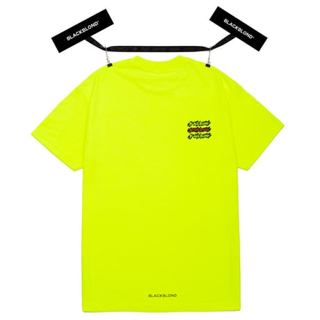 『BLACKBLOND』 グラフィティーロゴショートスリーブ Tシャツ (Neon)