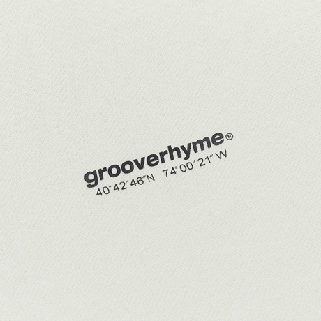 『grooverhyme』 　NYC ロケーションパーカー (Ivory)