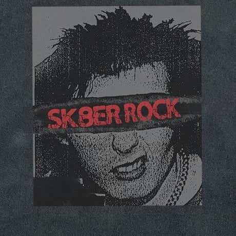『SK8ER ROCK』 　パンクロックピグメントジップパーカー (Dark Gray)