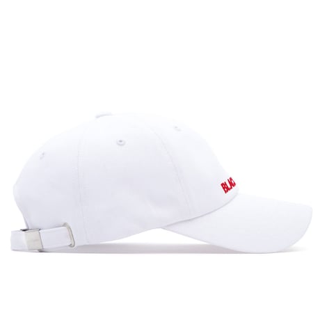 『BLACKBLOND』  　オリジナルロゴキャップ (White/Red)