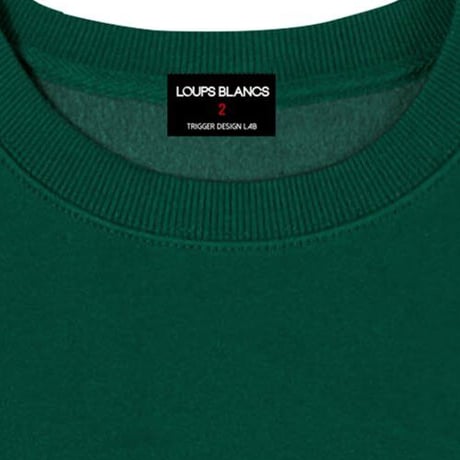 『LOUPS BLANCS』  ザワールドイズユアーズスウェット  (Green)