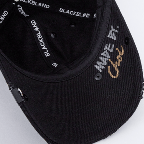 『BLACKBLOND』  ディスオーダーパッチキャップ (Black)