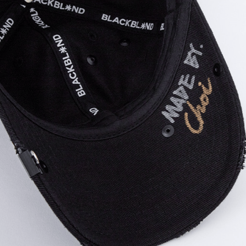 BLACKBLOND』 ディスオーダーパッチキャップ (Black) | 6LJStore BLACKBLOND』 ディスオーダーパッチキャップ (Black) | 6LJStore