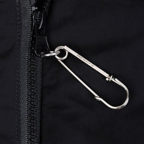 『BLACKBLOND』　Graffiti Logo Hidden Cuff Puffer Jacket  (Black)