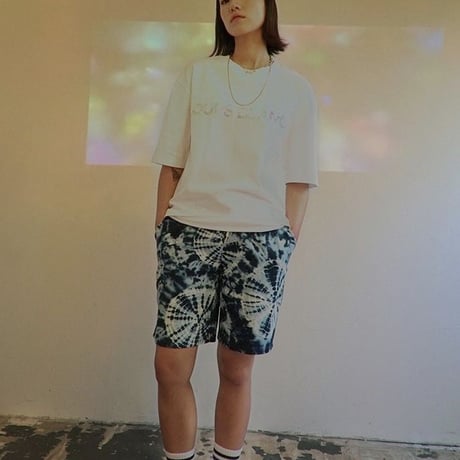 『LOUPS BLANCS』 タイダイバンディングショートパンツ