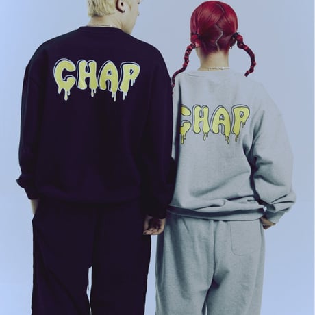 『CHAP CHAP』 　オリジナルチャップスウェットシャツ (Melange)