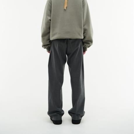 『HIFIFNK』  alden wool trousers pants (Grey)