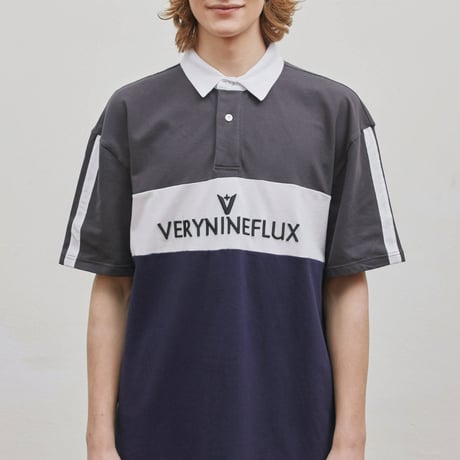 『Verynineflux』 シグネチャーPK Tシャツ (Charcoal)