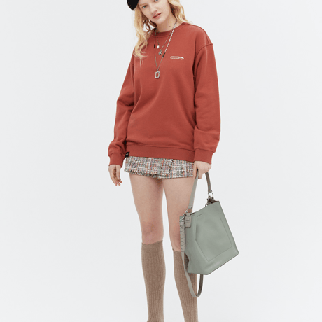 『grooverhyme』 　NYC ロケーションスウェット (Brick)