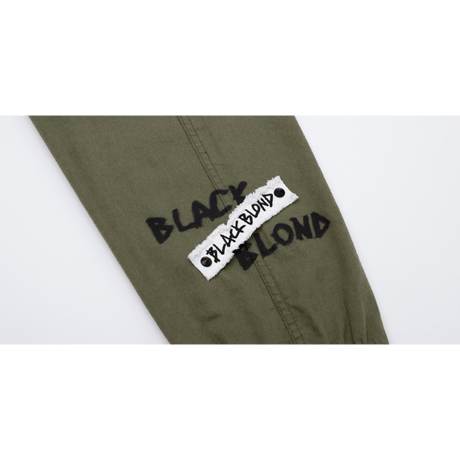 『BLACKBLOND』 ユースティティアカーゴジョガーパンツ (Khaki)