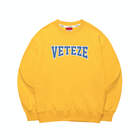 『VETEZE』 　エアプレーンスウェット (Yellow)