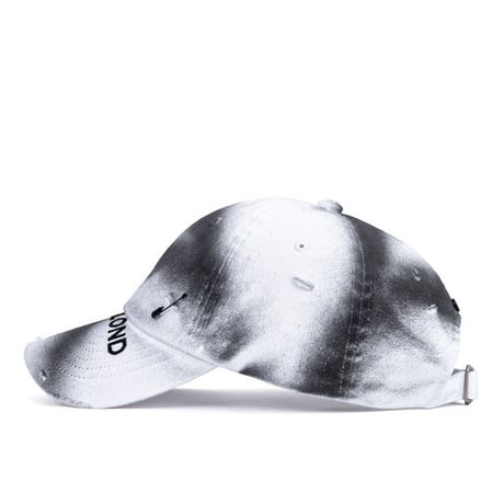『BLACKBLOND』   Ripped Sprayed Custom Covered Logo Cap (Black,Blue,Red,White)