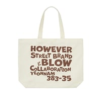 『BLOW』  HOWEVER X BLOW エコバッグ (Ivory)