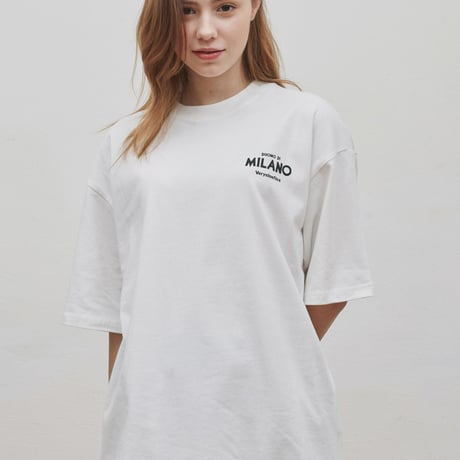 『Verynineflux』 ドゥオモアートワーク Tシャツ (White)