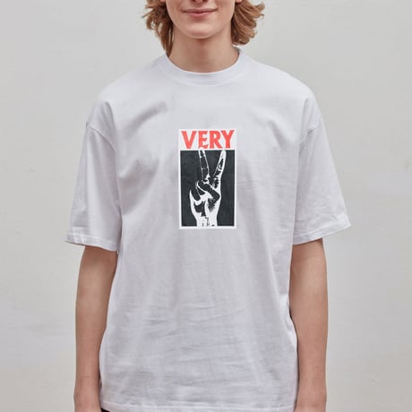 『Verynineflux』  ビクトリーTシャツ (White)