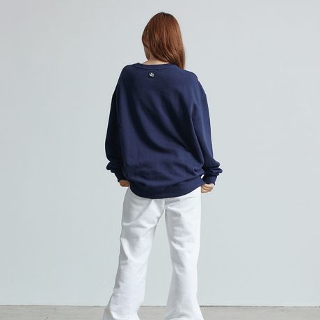『CORUNU』  3シグネチャーロゴスウェット (Navy)
