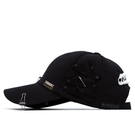 『BLACKBLOND』  ユースティティアパッチキャップ (Black)