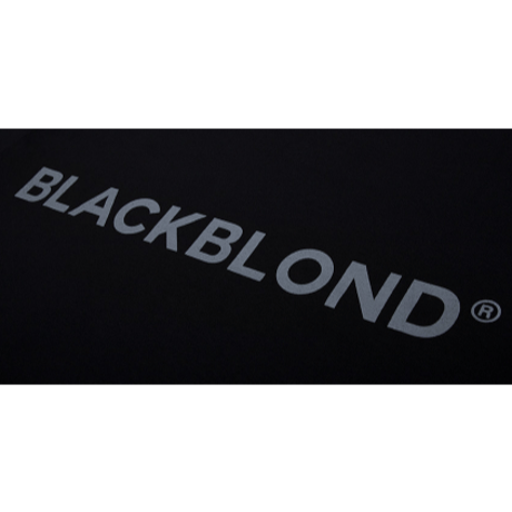『BLACKBLOND』 　クラシックスマイルロゴ半袖 Tシャツ (Black)
