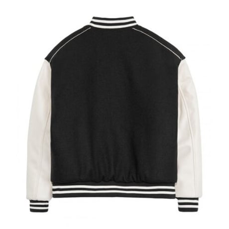『VETEZE』 　V ロゴライニングバーシティジャケット  (Black)