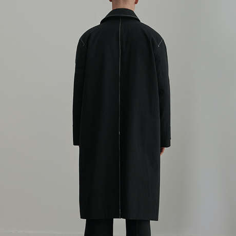 『 BY:L 』 　ステッチオーバーコート  (Black)