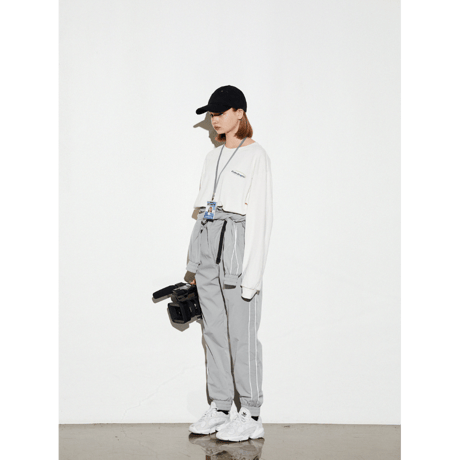 『Code:graphy』 　PIPING JUMP SUIT (Grey)