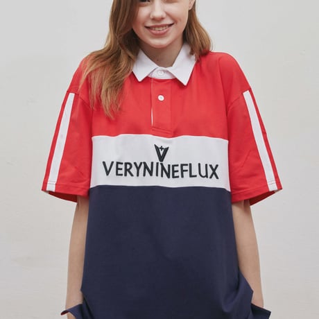 『Verynineflux』 シグネチャーPK Tシャツ (Red)