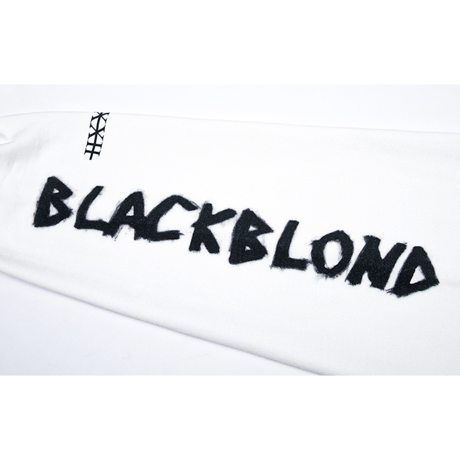 『BLACKBLOND』 　ディスオーダースウェットパンツ (White)