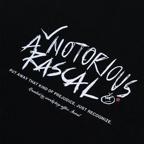 『BLACKBLOND』　rascal t-shirt (Black)