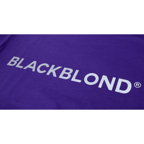 『BLACKBLOND』 　リフレクションクラシックスマイルロゴパーカー (Purple)