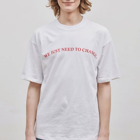 『Verynineflux』  ラウンド  Tシャツ (White)