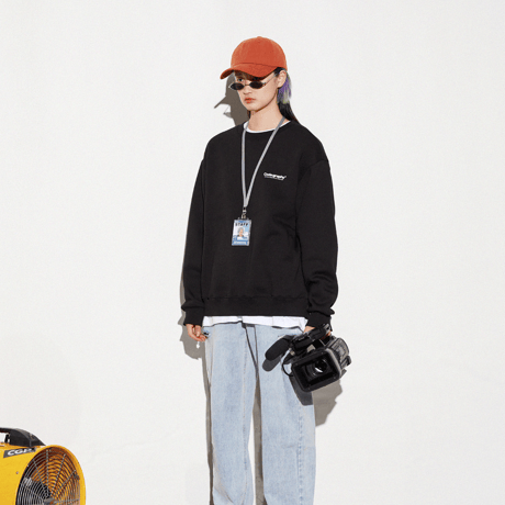 『Code:graphy』 　レファレンスロゴスウェット (Black)