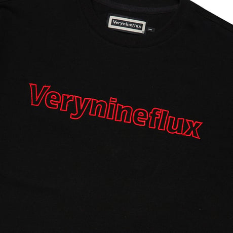 『Verynineflux』  ダイアゴナル Tシャツ (Black)