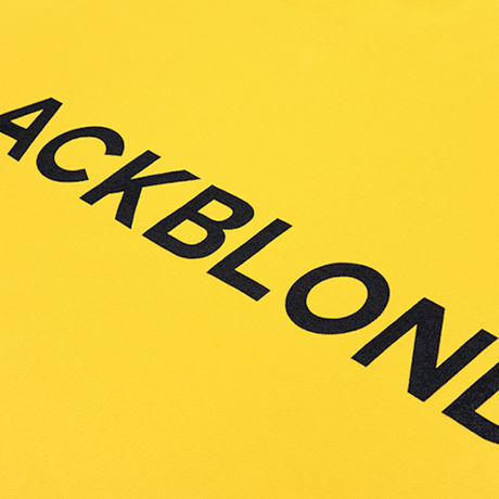 『BLACKBLOND』 　クラシックスマイルロゴスウェット (Yellow)