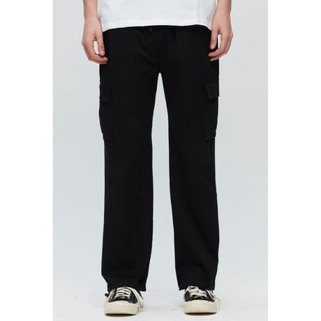 『Verynineflux』   カーゴトラックパンツ (Black)