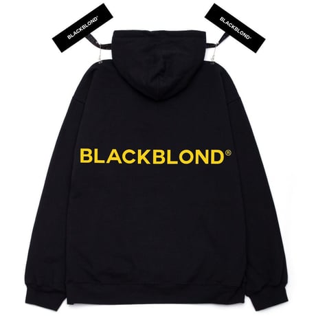 『BLACKBLOND』 　クラシックスマイルロゴパーカー (Black)