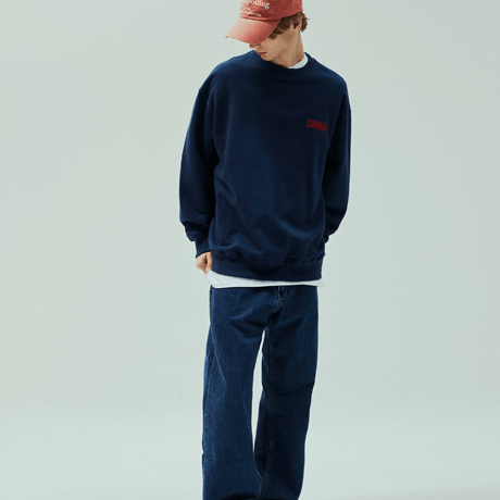 『CANERA』　シンボルスウェットシャツ (Navy)