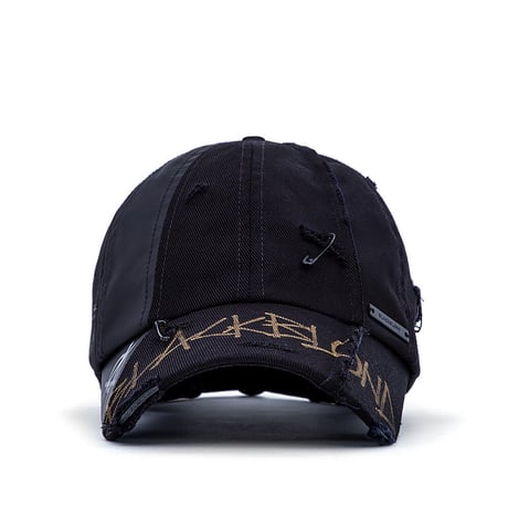 『BLACKBLOND』  リップトカスタムペルソナグラフィティーロゴキャップ (Black)