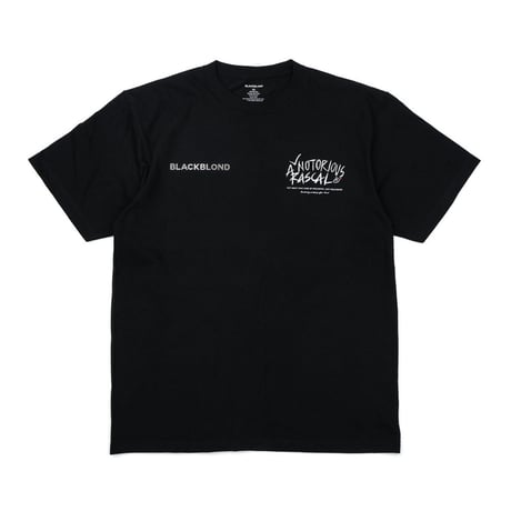 『BLACKBLOND』　rascal t-shirt (Black)