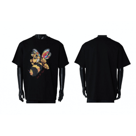 『LOUPS BLANCS』  TRIPBEE T-SHIRT  (Black)