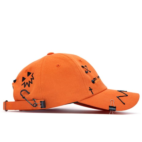 『BLACKBLOND』  クレージーグラフィティーキャップハロウィーンエディション (Orange)