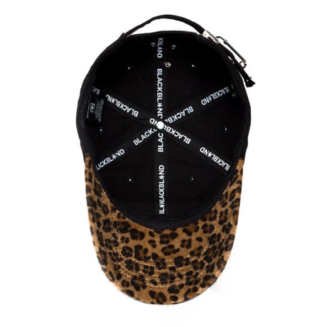 Blackblond Calf Leopard Ghost Graffiti Cap (Black/Brown)