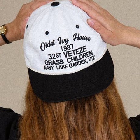 『VETEZE』 　オールドアイビーキャップ  (White)