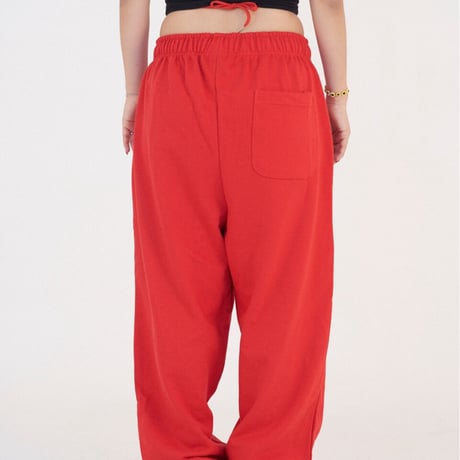 『CHAP CHAP』 　アーミーチャップスウェットパンツ (Red)
