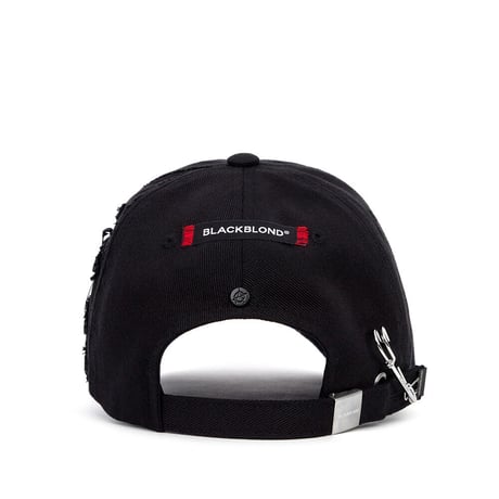 『BLACKBLOND』  ディスオーダーパッチキャップ (Black)