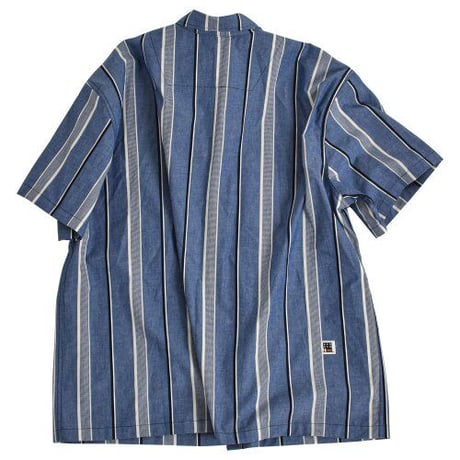 『FREAKISH BUILDING』 スリーピー ヘッドショートスリーブシャツ (Navy)