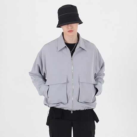 『 BY:L 』 　ミリタリーポケットジャケット  (Grey)