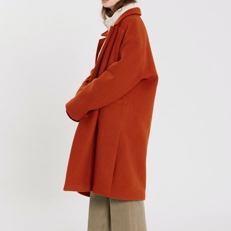 『Motivestreet』   ソリッドダブルコート (Orange)