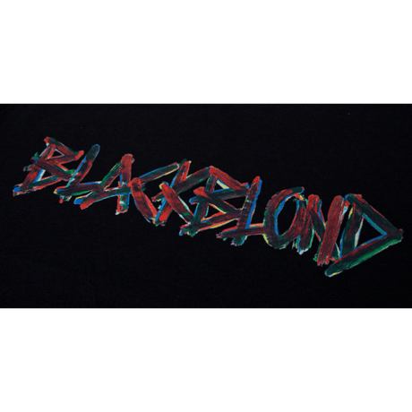 『BLACKBLOND』 　ペインテッドグラフィティーロゴ半袖 Tシャツ (Black)