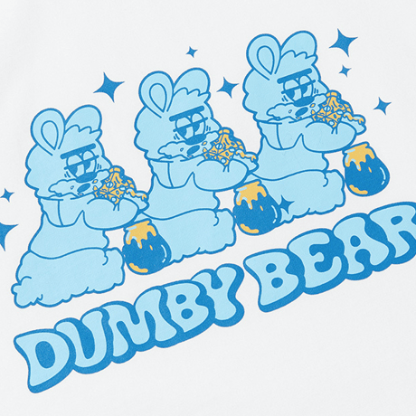 『grooverhyme』 　TRIPLE DUMBY T-SHIRT (White)